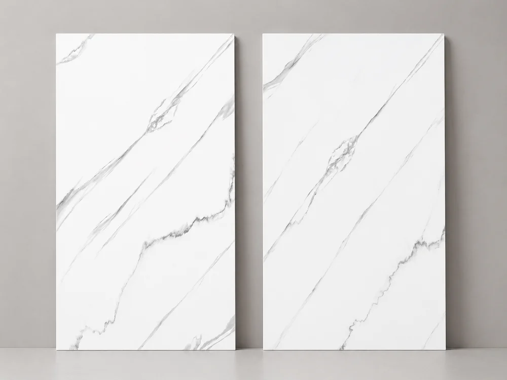 Millo Himalaya Series PGVT Glossy Tiles 600x1200mm – Himalaya White