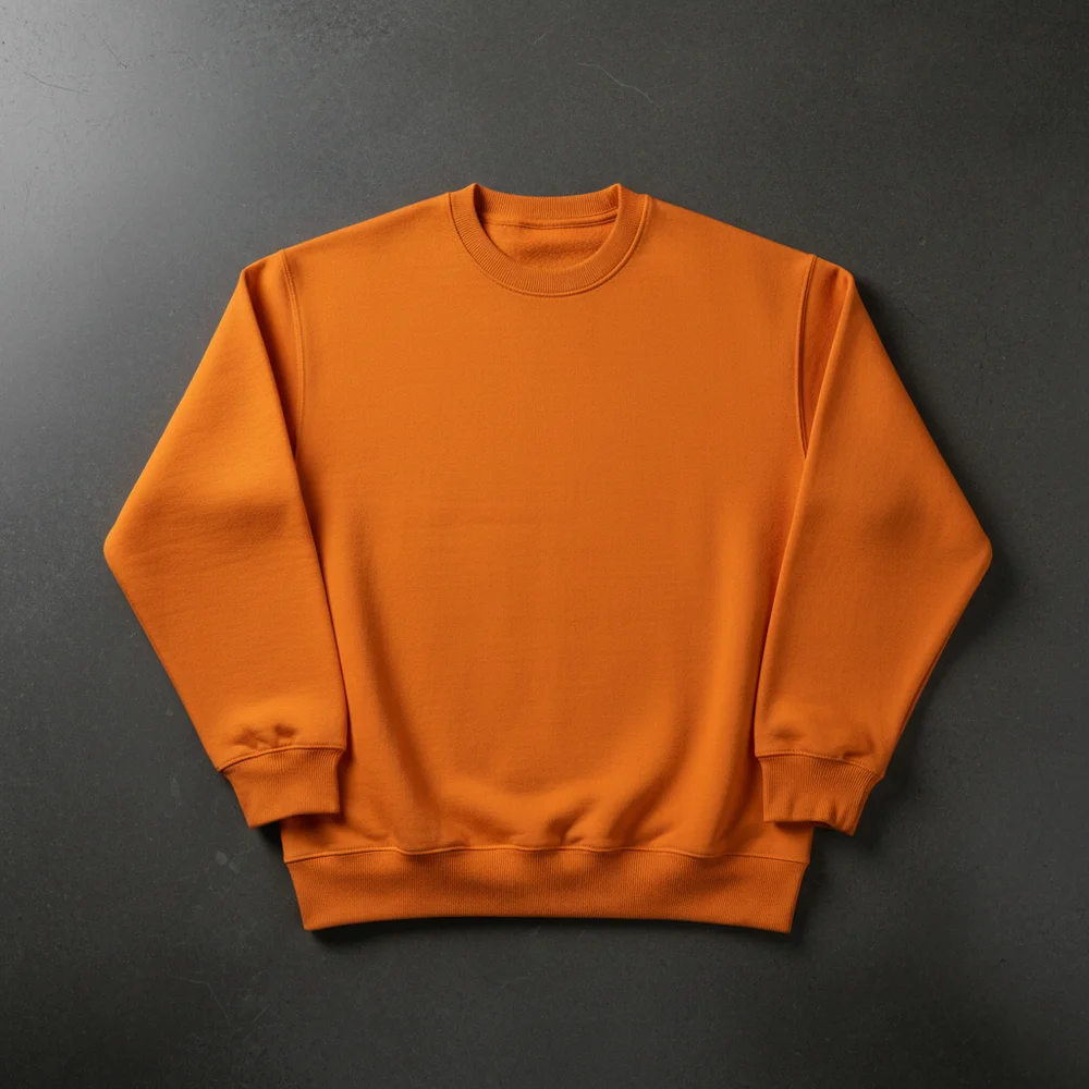 Unisex Sweatshirt  Combed Cotton  Loop Knit  Inside Brushed  280 to 350 GSM  Private Label Supply