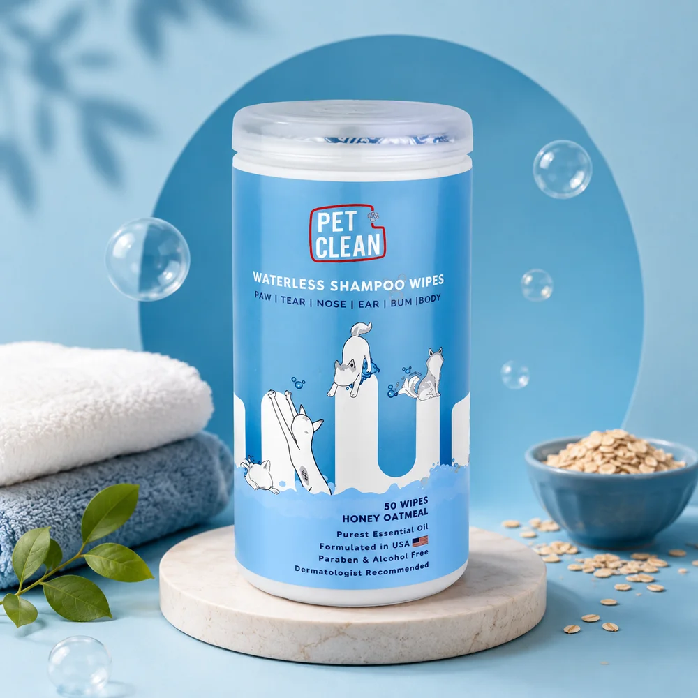 Waterless Grooming Shampoo Wipes for Pets – Core Clean
