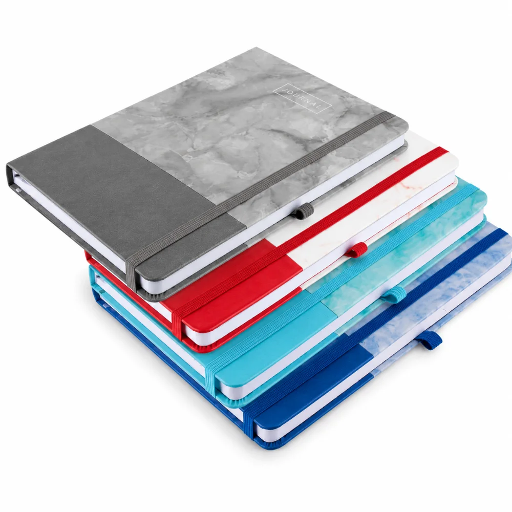 WORLDONE Marbella Notebook Assorted | 70 GSM A+ Paper | A5 & B5 | 224 Pages | Hardbound | MOQ 1000
