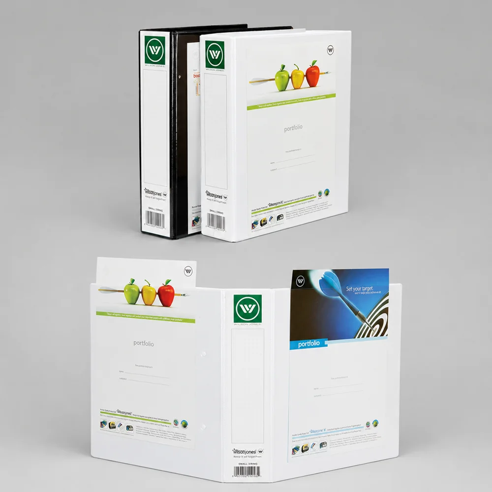 WORLDONE PVC Ring Binder A4 4D D-Ring Full View Pocket | Chromeplated Metal | 175-200 Pages | Corporate Office Presentation Filing