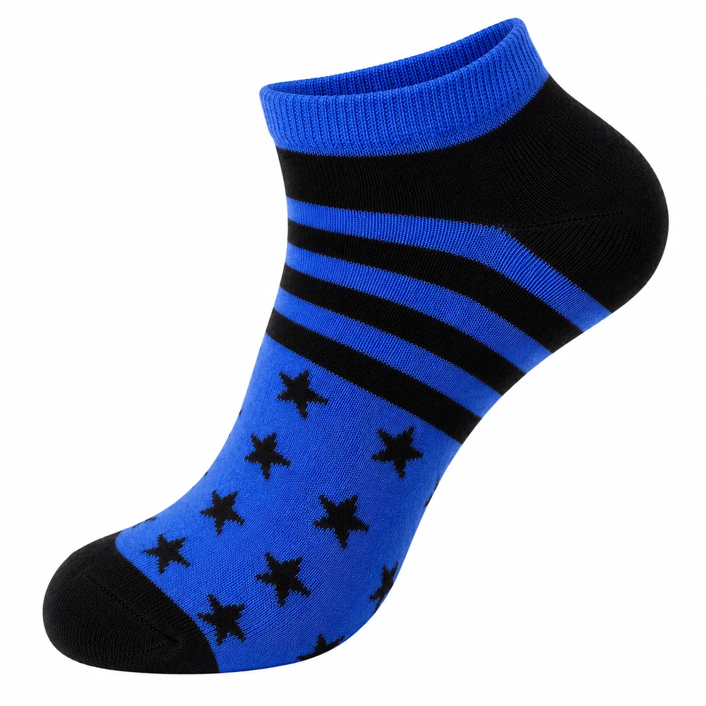 Mens Low Cut Cotton Socks Full-Terry Soft & Comfortable Fit
