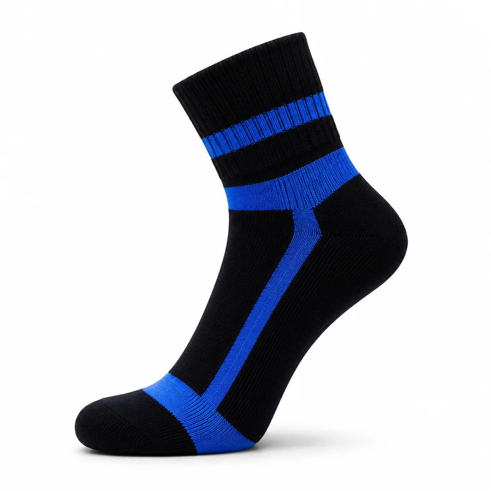 Mens Cotton Full Terry Ankle Length Sports Socks Cushioned For Comfort