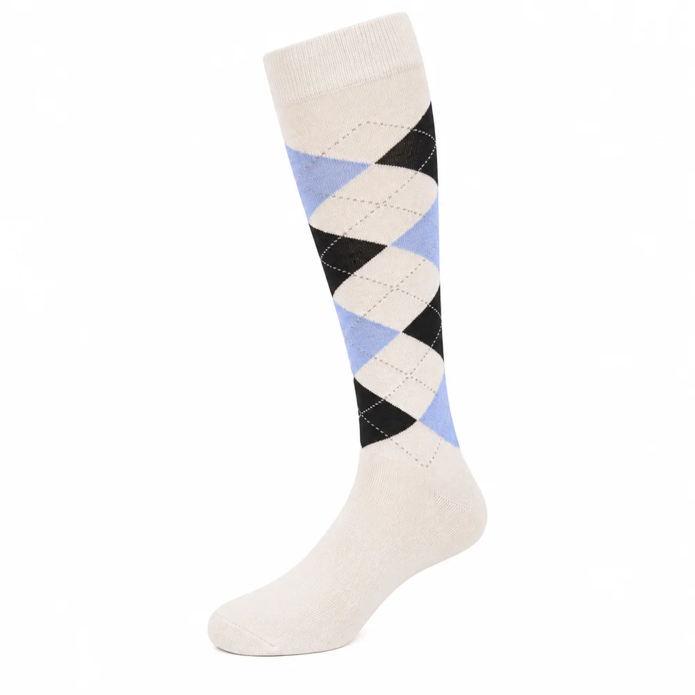 Mens Full Terry Cotton Polyester Riding Socks Cushioned Knee-High Equestrian Socks