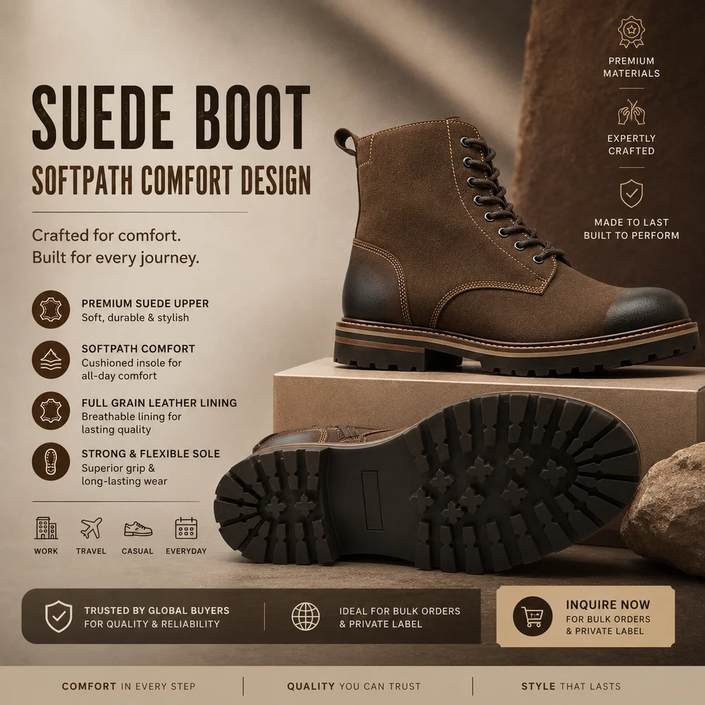 Costita SoftPath Comfort Suede Chelsea Boot  Premium Cow Suede Leather, Cushioned Footbed, Casual An